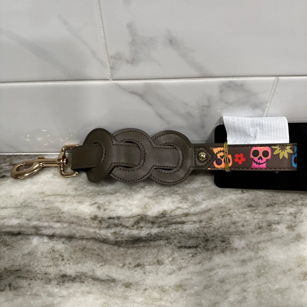 Disney  Parks Tails COCO Calavera Sugar Skulls Dog Pet LEASH Lead L/XL 20-90 lbs